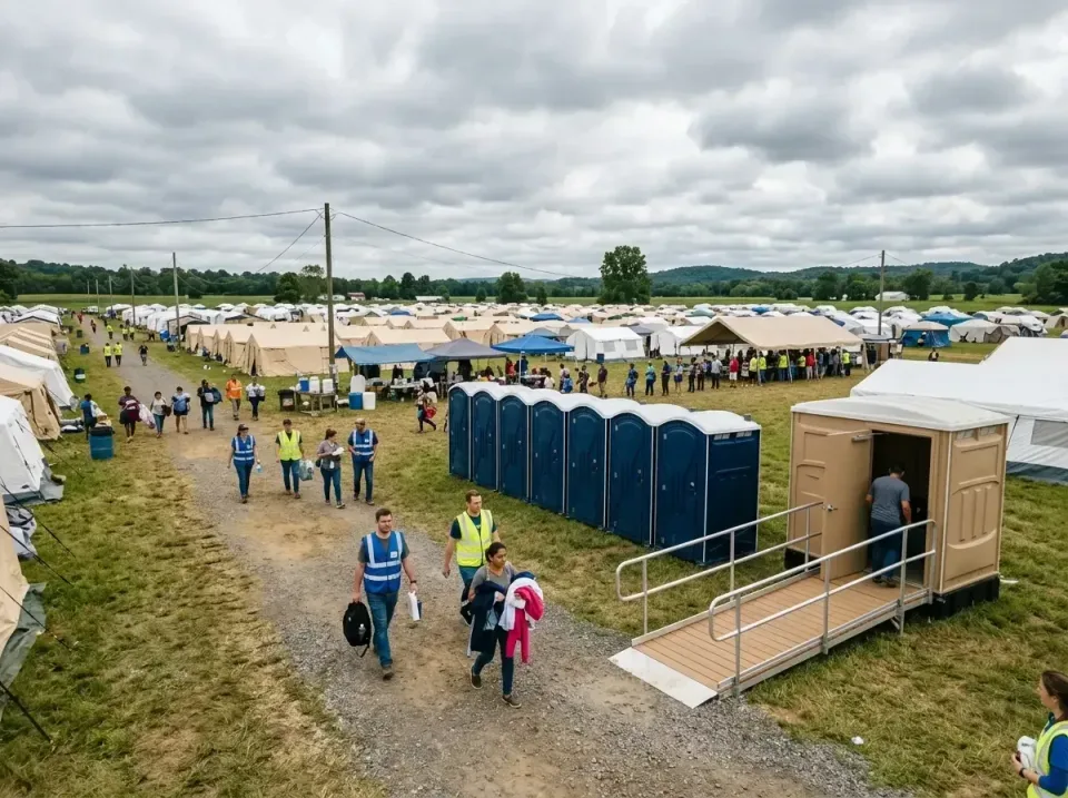 disaster-relief-camp-restrooms-010 — frequently asked questions, Dumpster & Portable Bathrooms Rental in Forney, TX